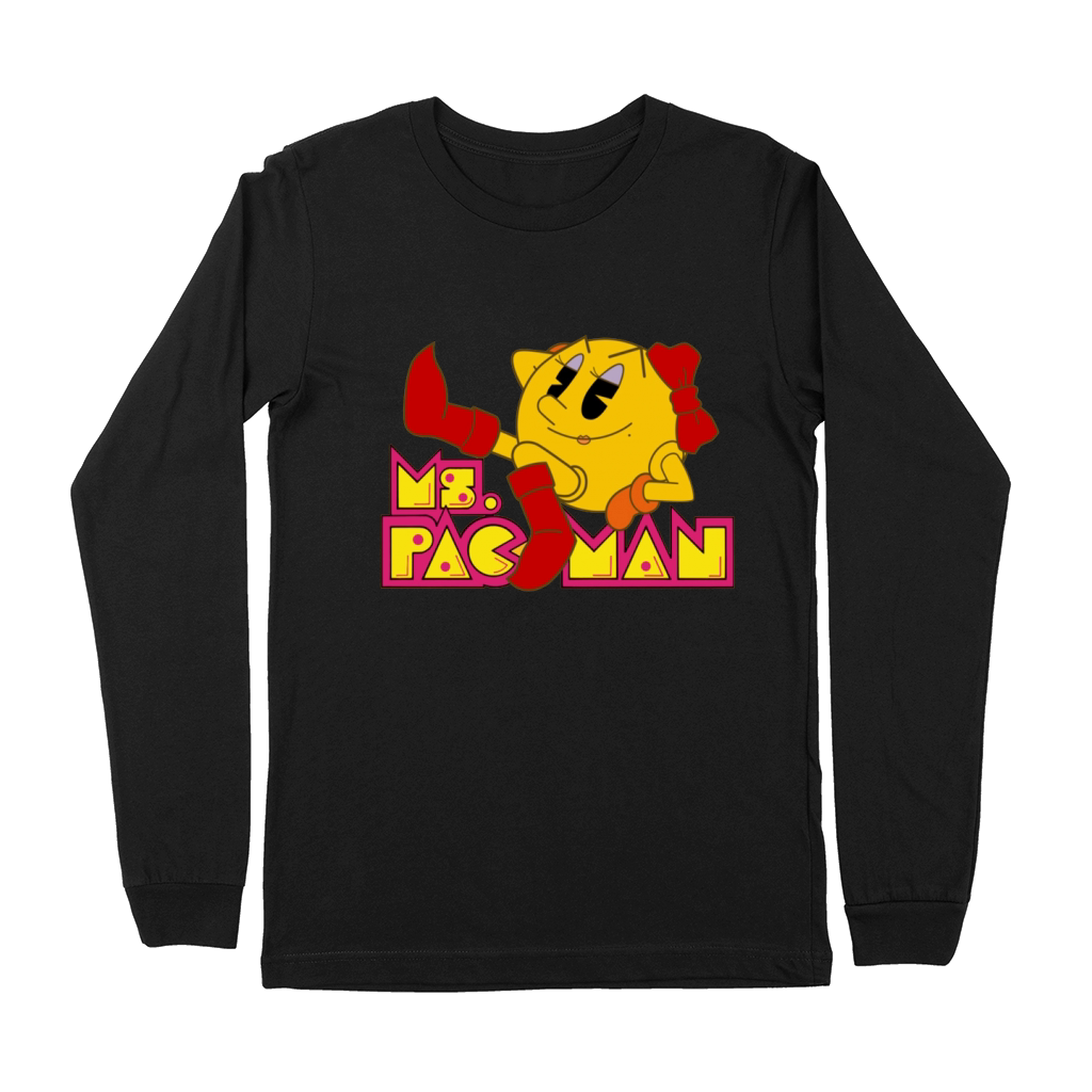 Ms. Pac Man Shirt T-Shirt Premium Long Sleeve