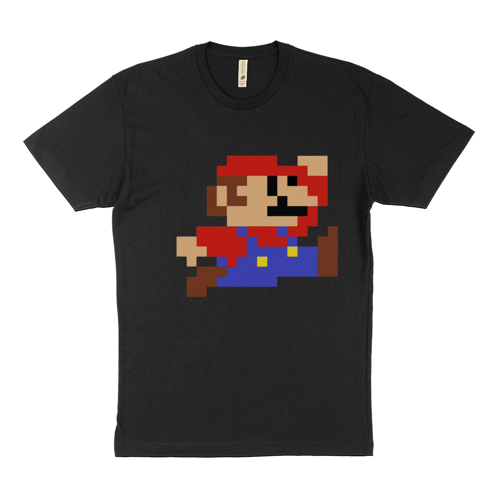 8-bit Mario Nintendo Jumping Sustainable T-Shirt