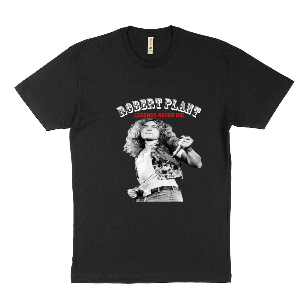 Robert Plant Legends never die shirt Sustainable T-Shirt