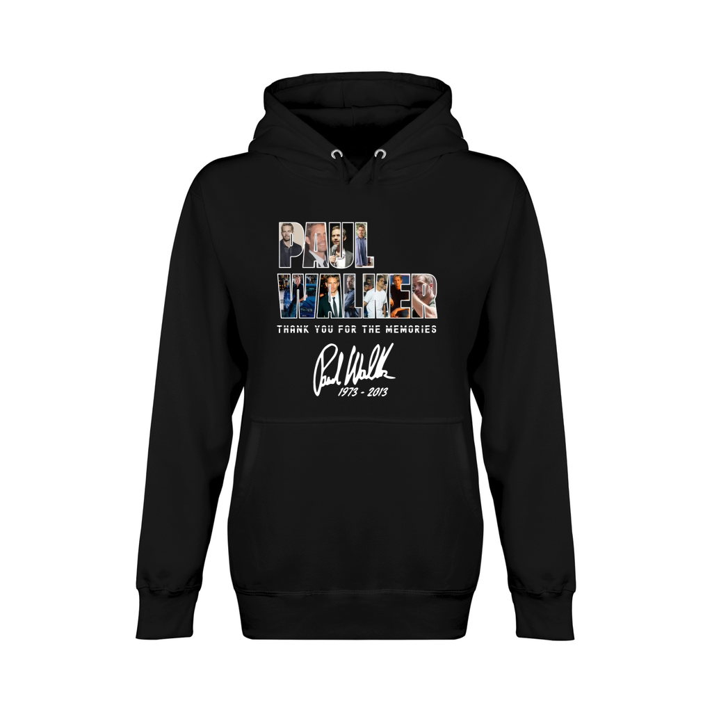Paul Walker thank you for the memories signature shirt Unisex Premium Pullover Hoodie