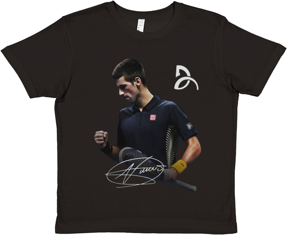 Novak Djokovic Signature shirt Premium Kids Crewneck T-shirt