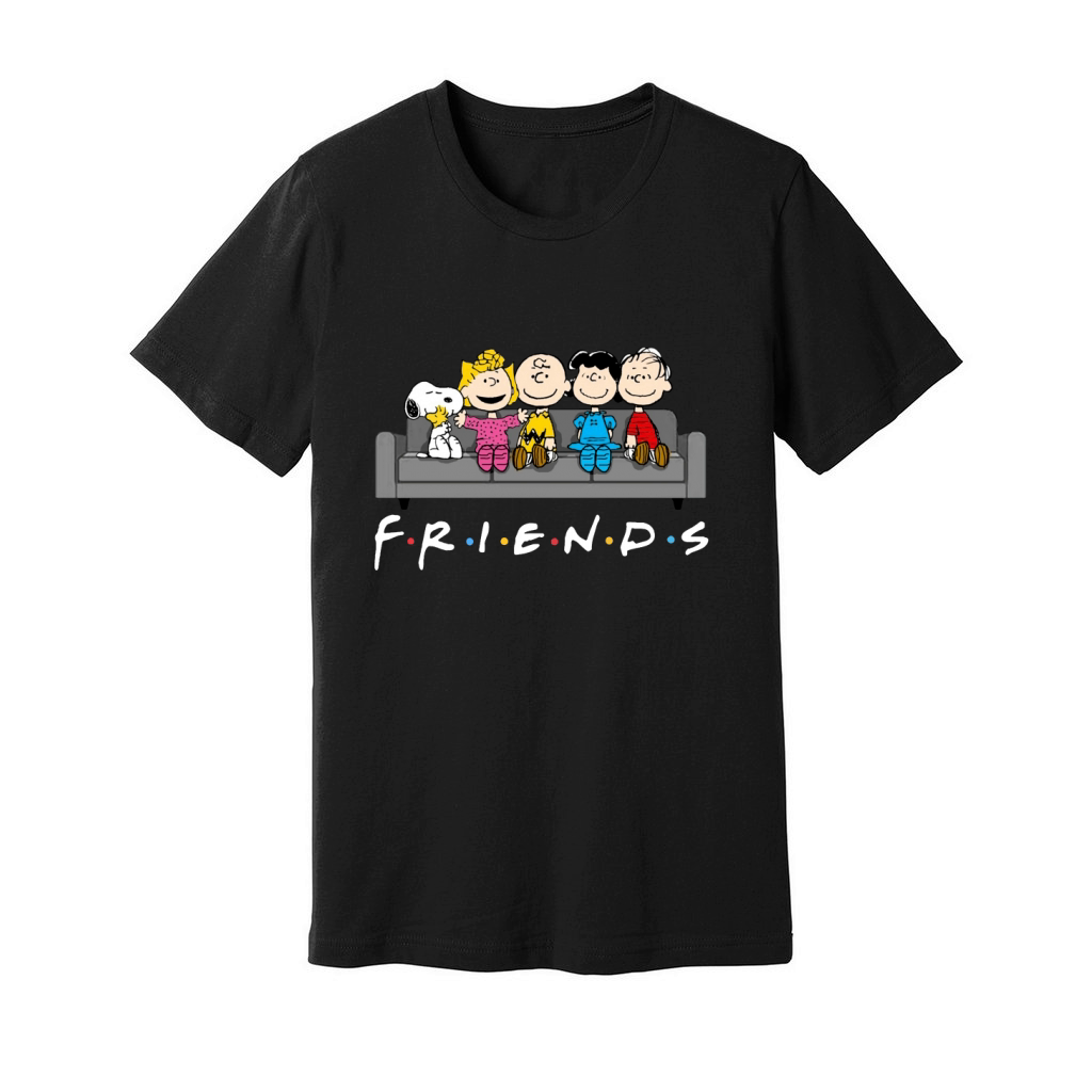 Peanuts Snoopy Friends Unisex Jersey Tee