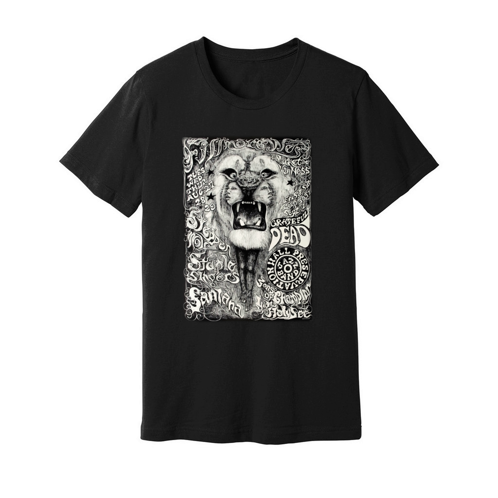 Carlos Santana While Lion Preservation Unisex Jersey Tee