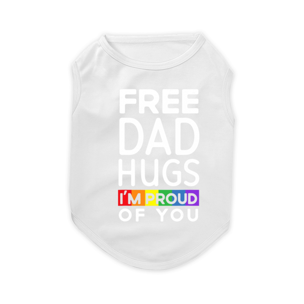 Mens Free Dad Hugs I 39 m Proud Of You Lover Pride Pet T-Shirt