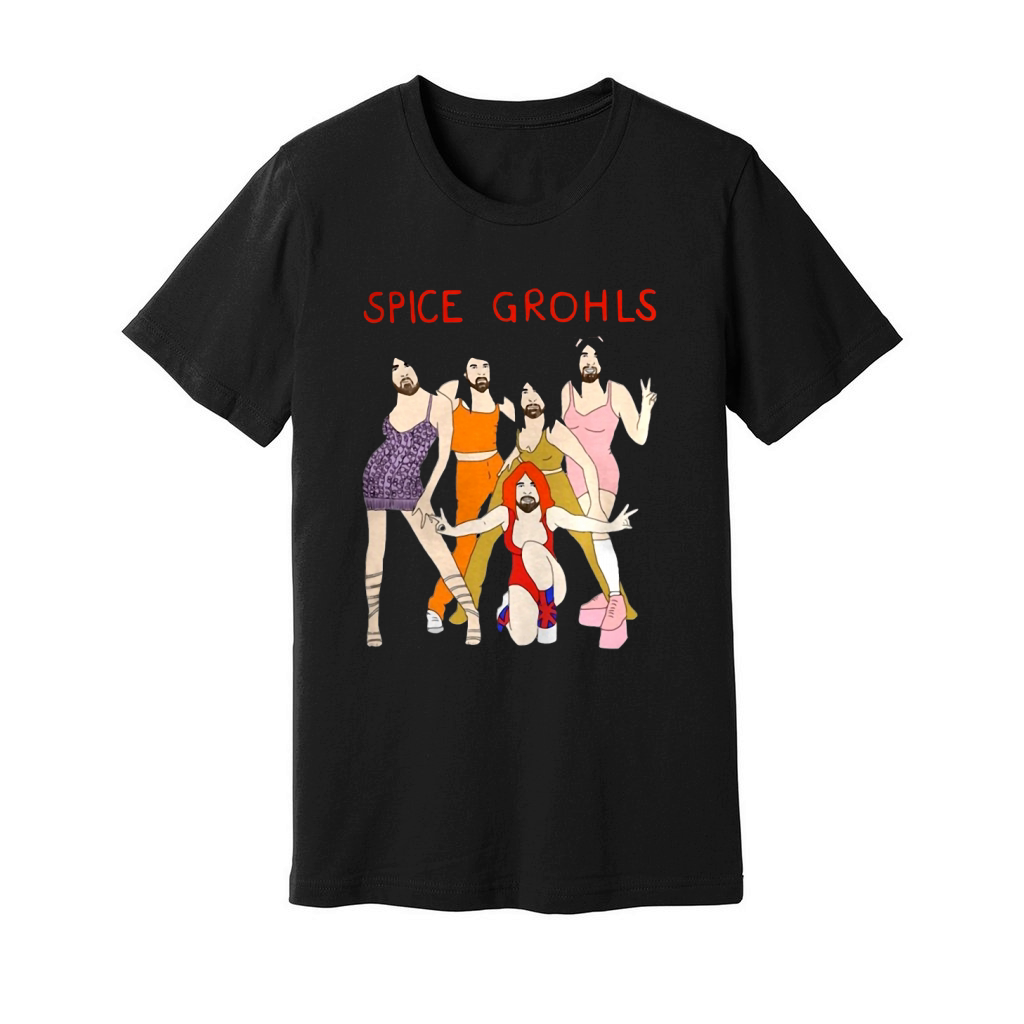 Spice Grohls Spice Girls And Boys Fronts Unisex Jersey Tee