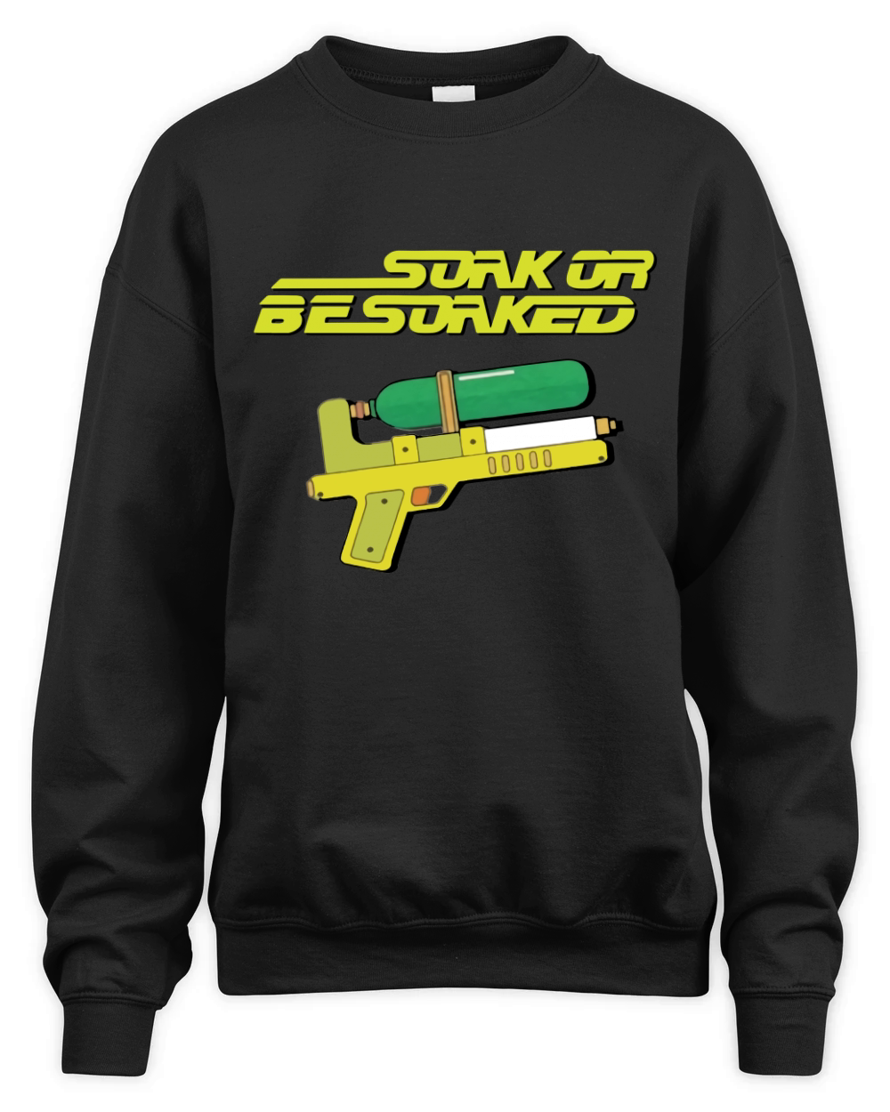 Soak Or Be Soaked Super Soaker Homage Unisex Premium Crewneck Sweatshirt