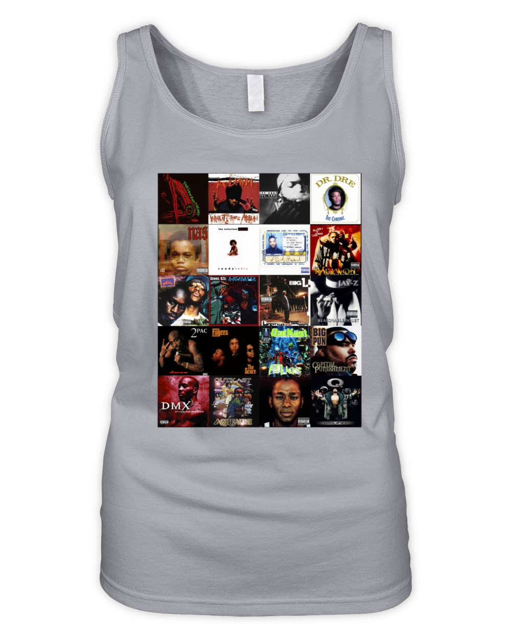 90s Hip Hop History Organic Women's Tank Top