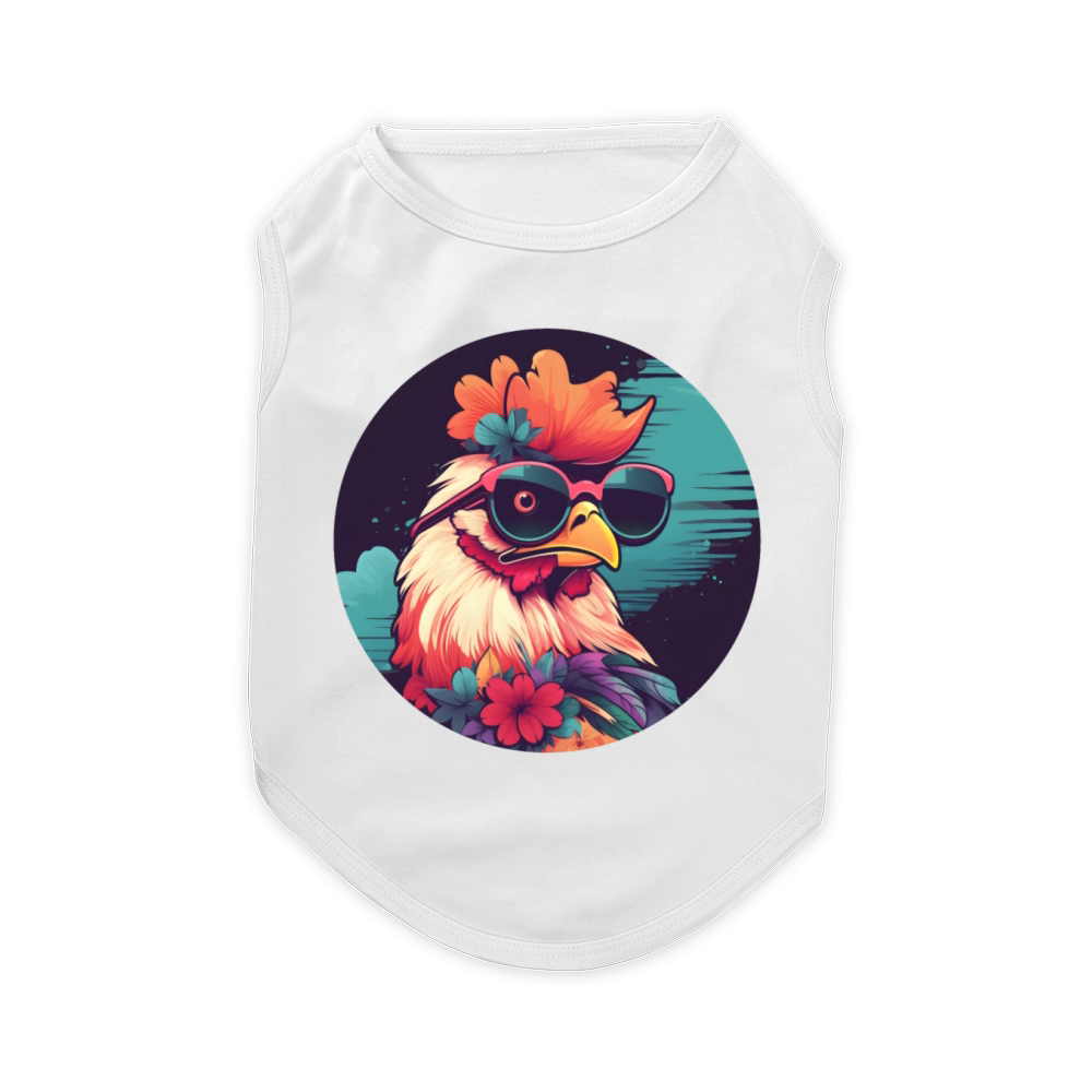 Retro 80s 90s Chicken Lovers Pet T-Shirt