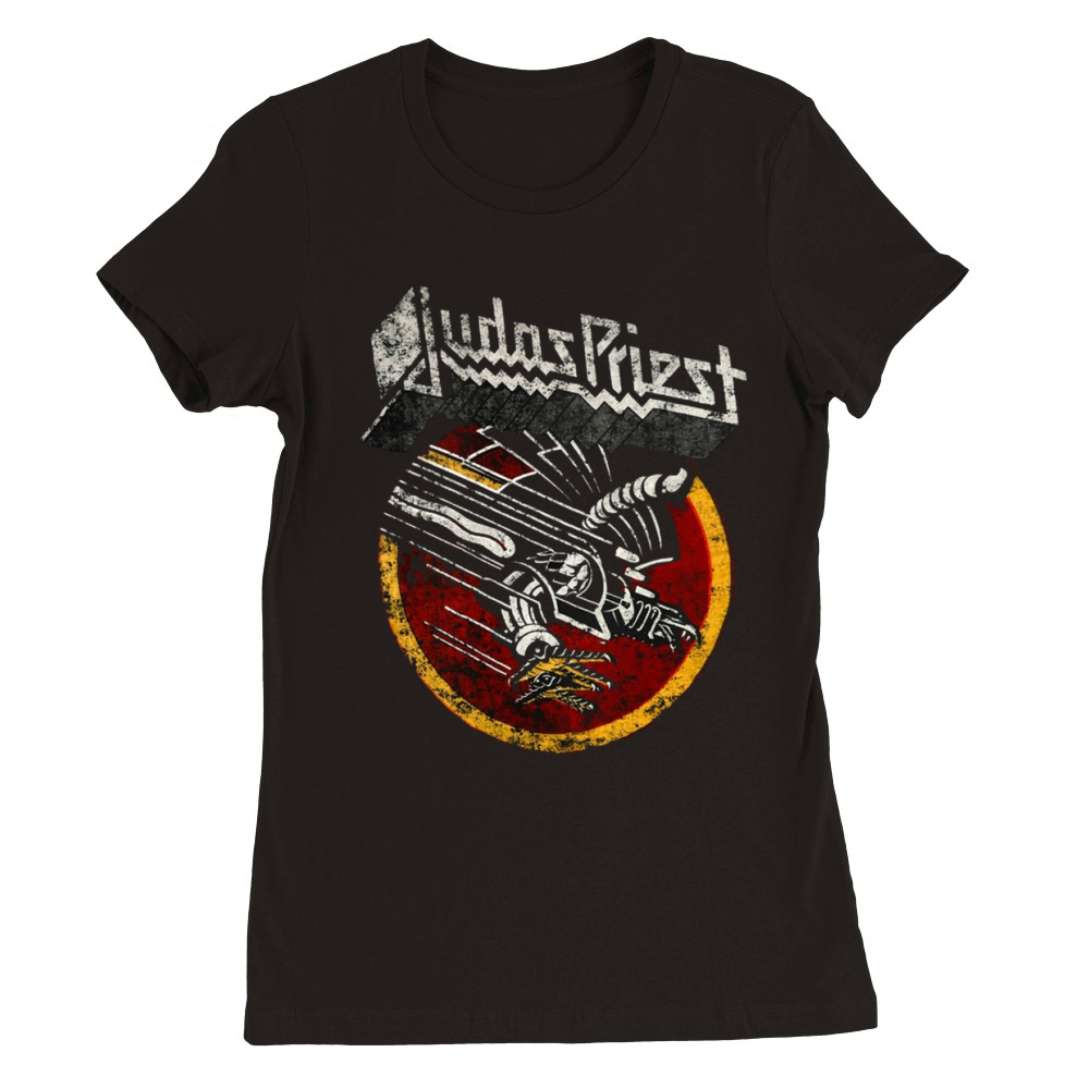 Judas Priest Vintage Premium Womens Crewneck T-shirt