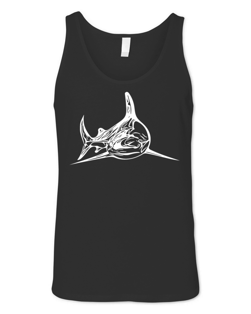 Elegant Vintage Tiger Shark Unisex Jersey Tank
