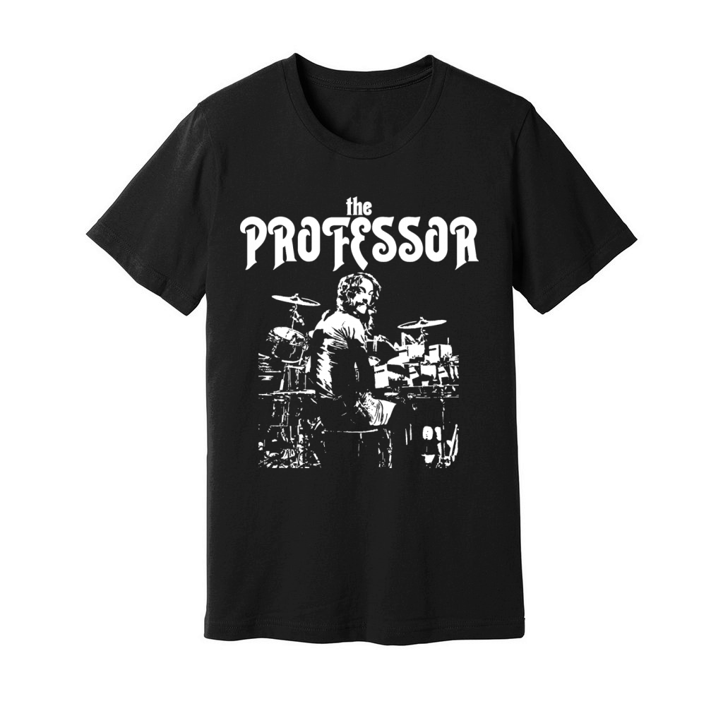 Neil Peart The Professor Drummer Unisex Jersey Tee