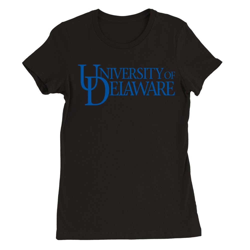 Simple Logo University Of Delaware 2020 Premium Womens Crewneck T-shirt