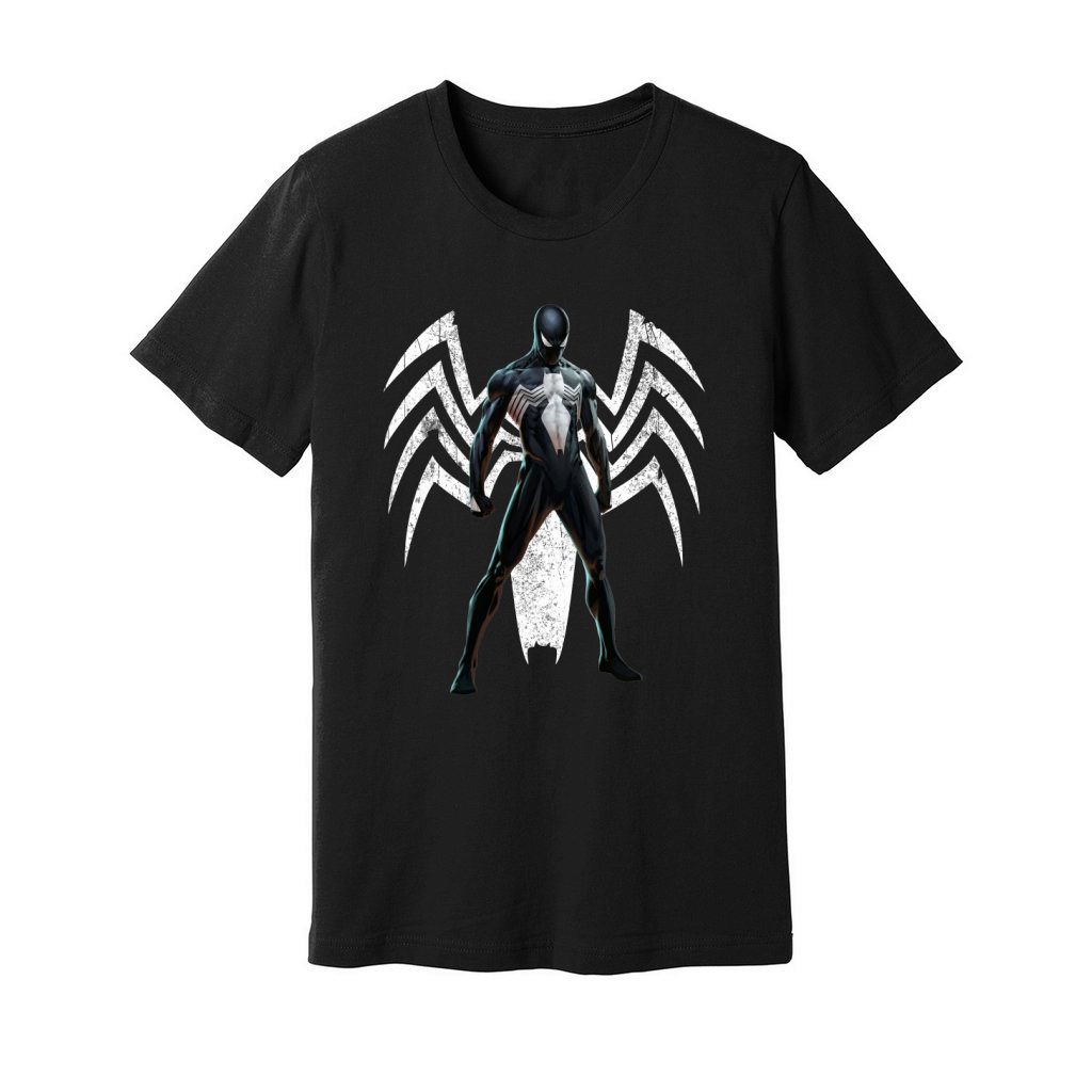 Black Suit SpiderMan Unisex Jersey Tee