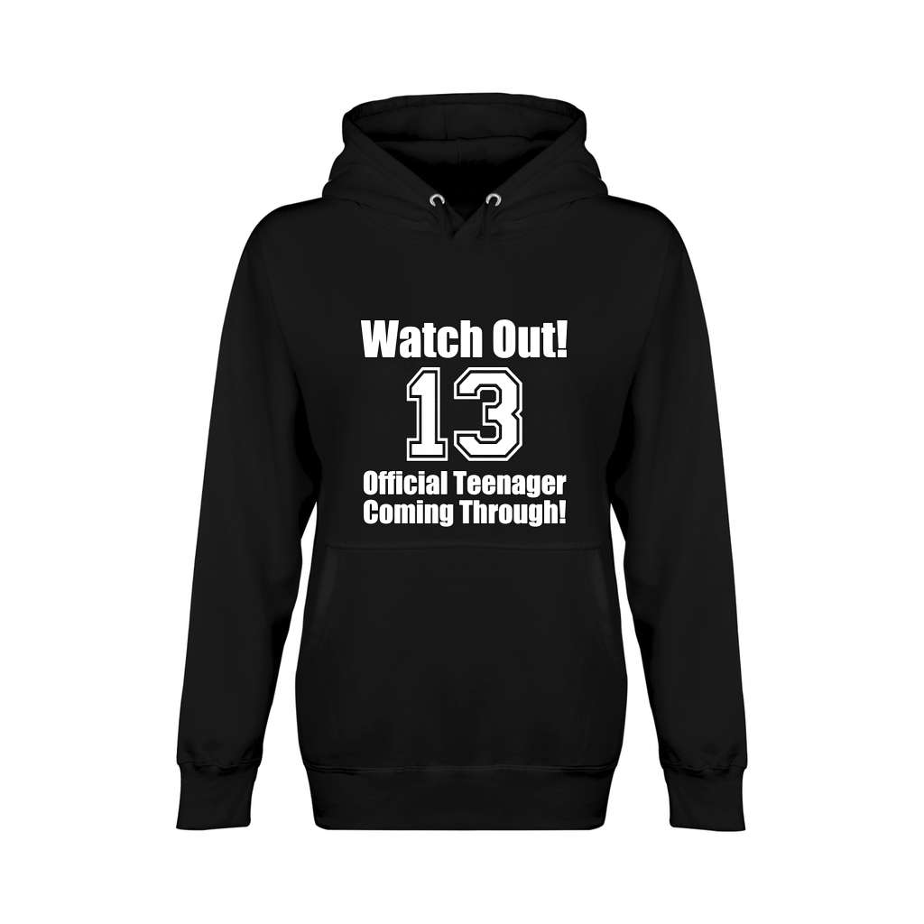 13th Birthday Official Teenager 13 Year Old TShirt Birthday Unisex Premium Pullover Hoodie