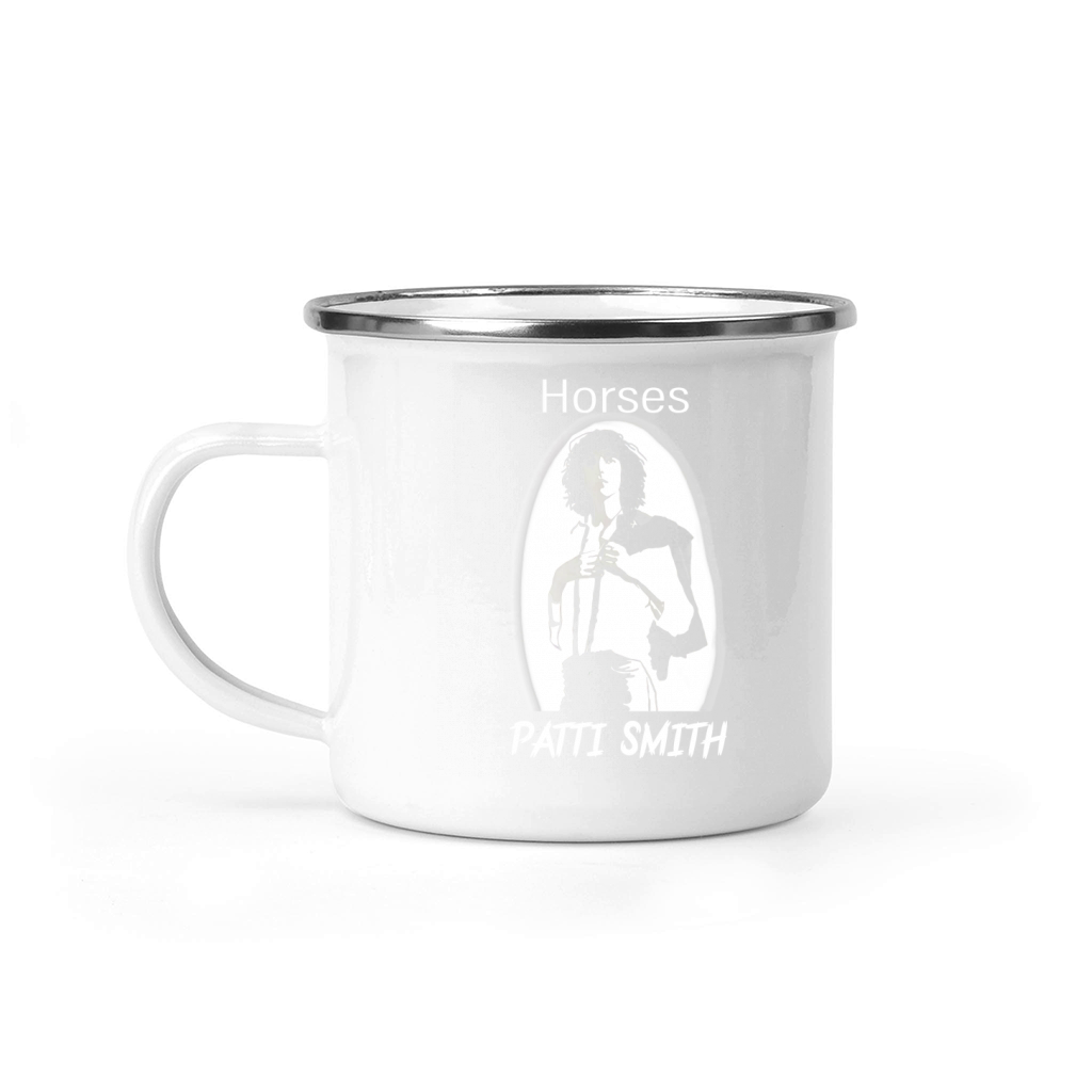 Patti Smith Horses Camping Mug