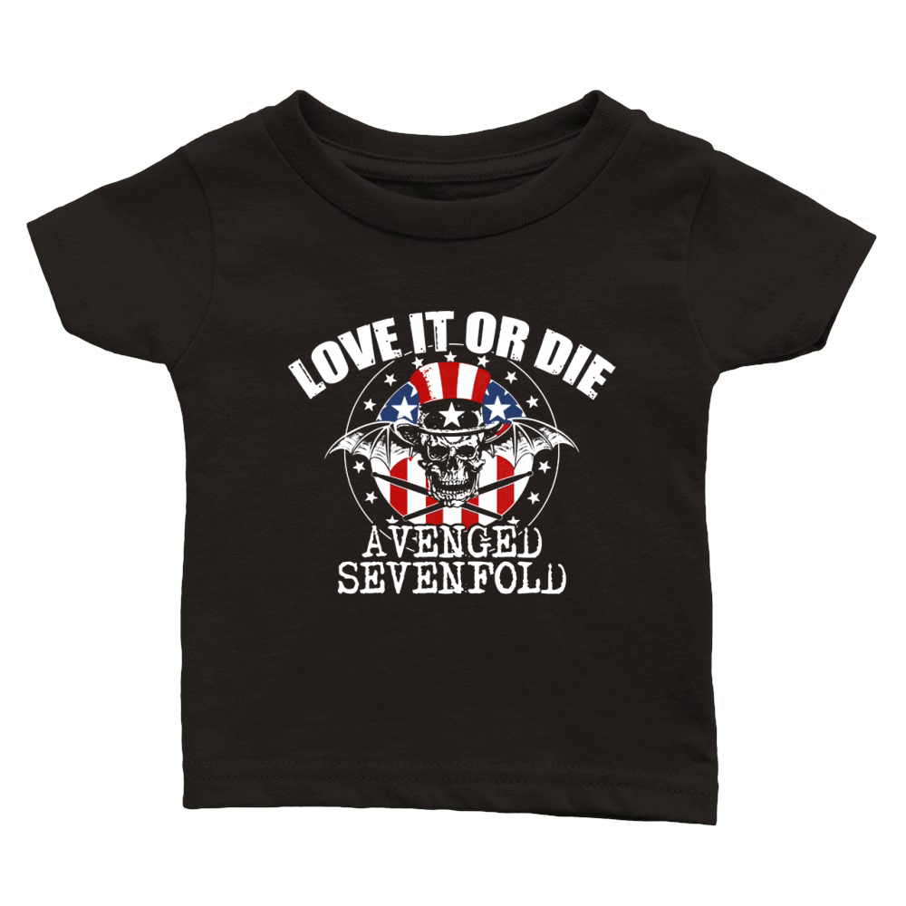 Avenged Sevenfold Love It Or Die - Unisex Long Sleeve Classic Baby Crewneck T-shirt