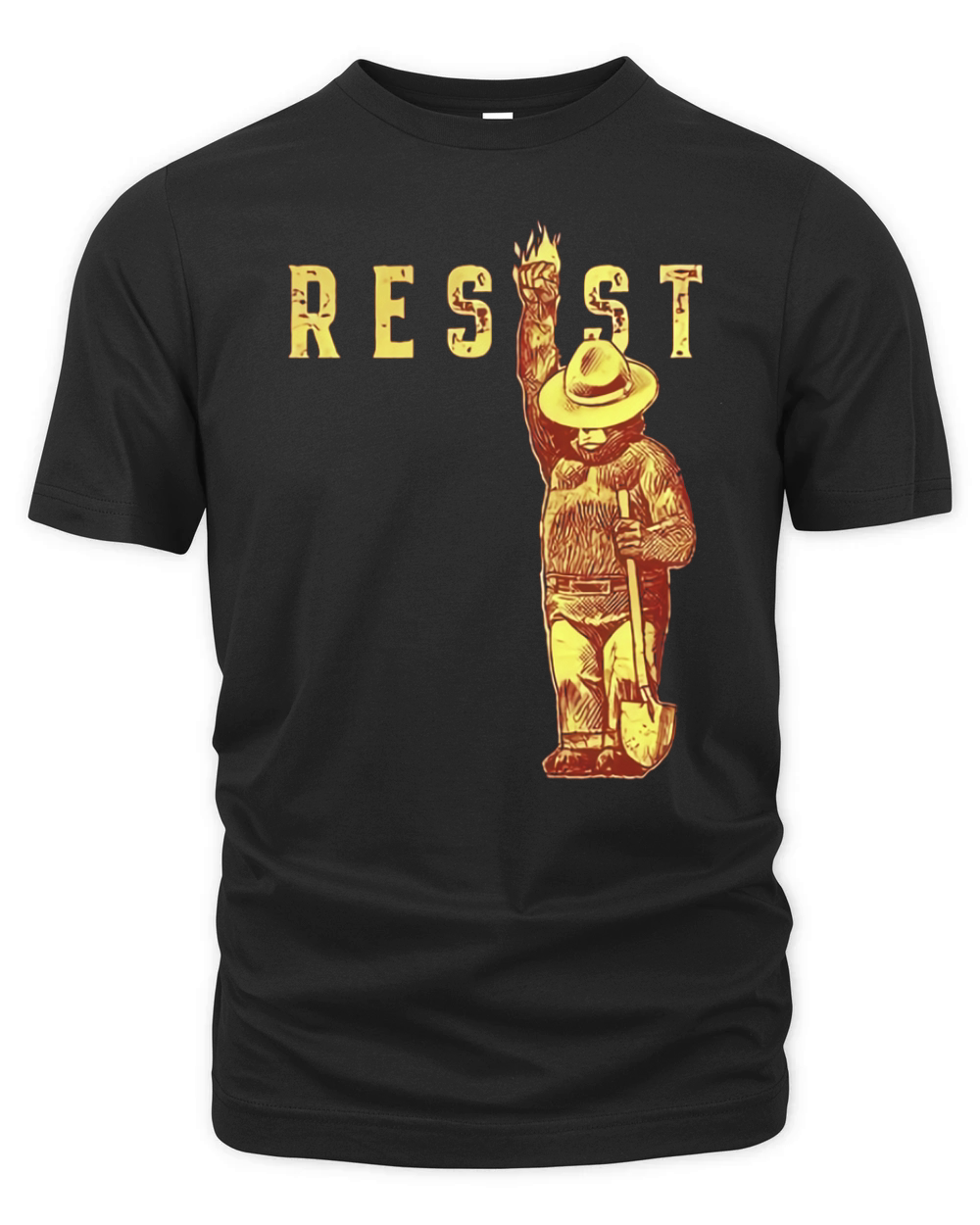 NATIONAL PARK RESISTANCE FUNDRAISER SMOKEY SAYS RESIST T SHIRT Organic Unisex T-shirt