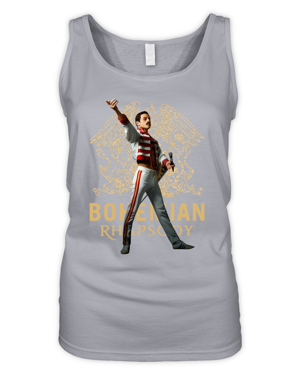 Freddie Mercury Queen Bohemian Rhapsody Tank Top shirt Organic Women's Tank Top