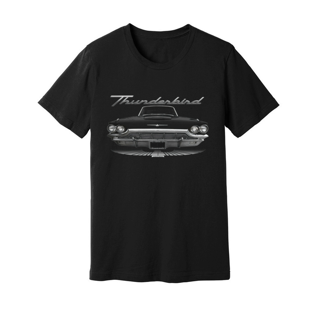 1965 TBird Black Two Side Unisex Jersey Tee