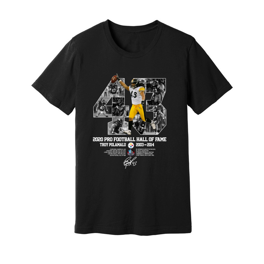 2020 Pro Football Hall Of Fame Troy Polamalu Shirt, Hoodie