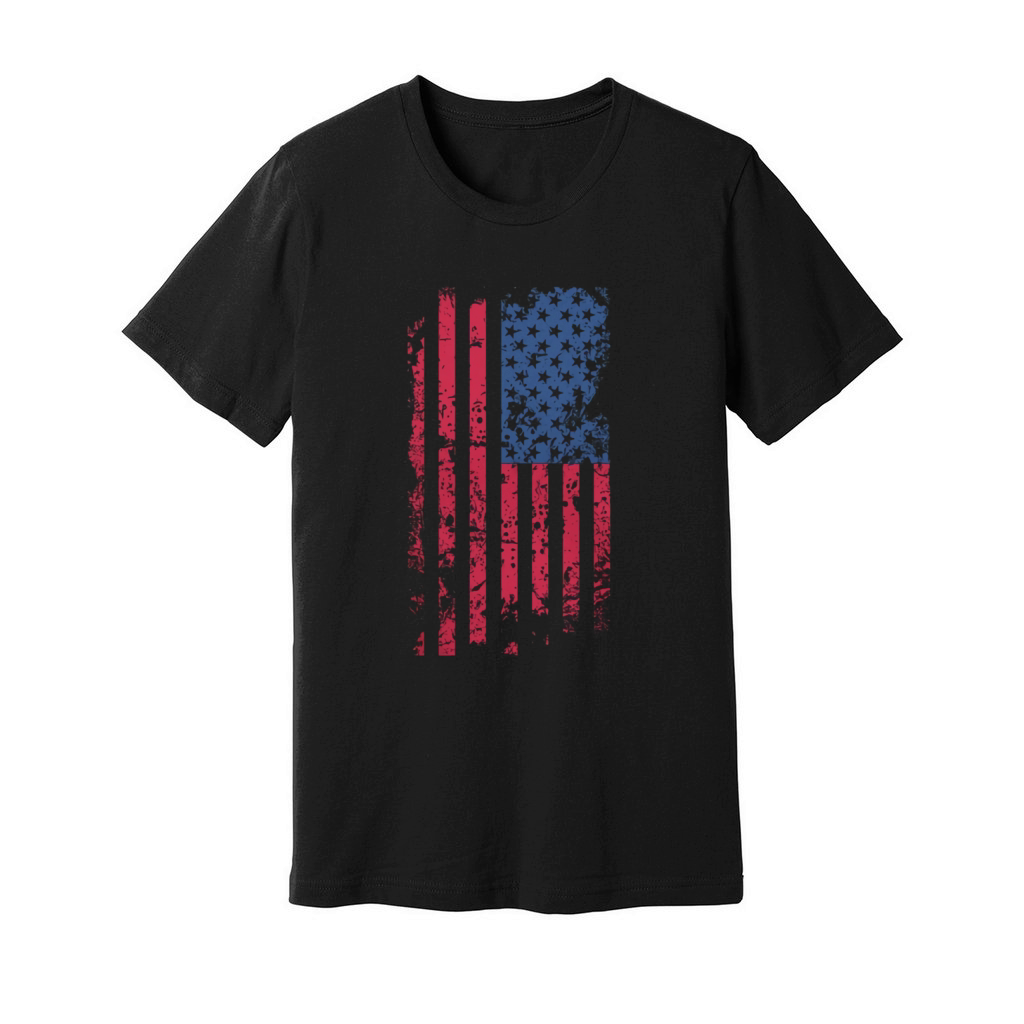 USA Flag USA National day Flag USA Flag Unisex Jersey Tee