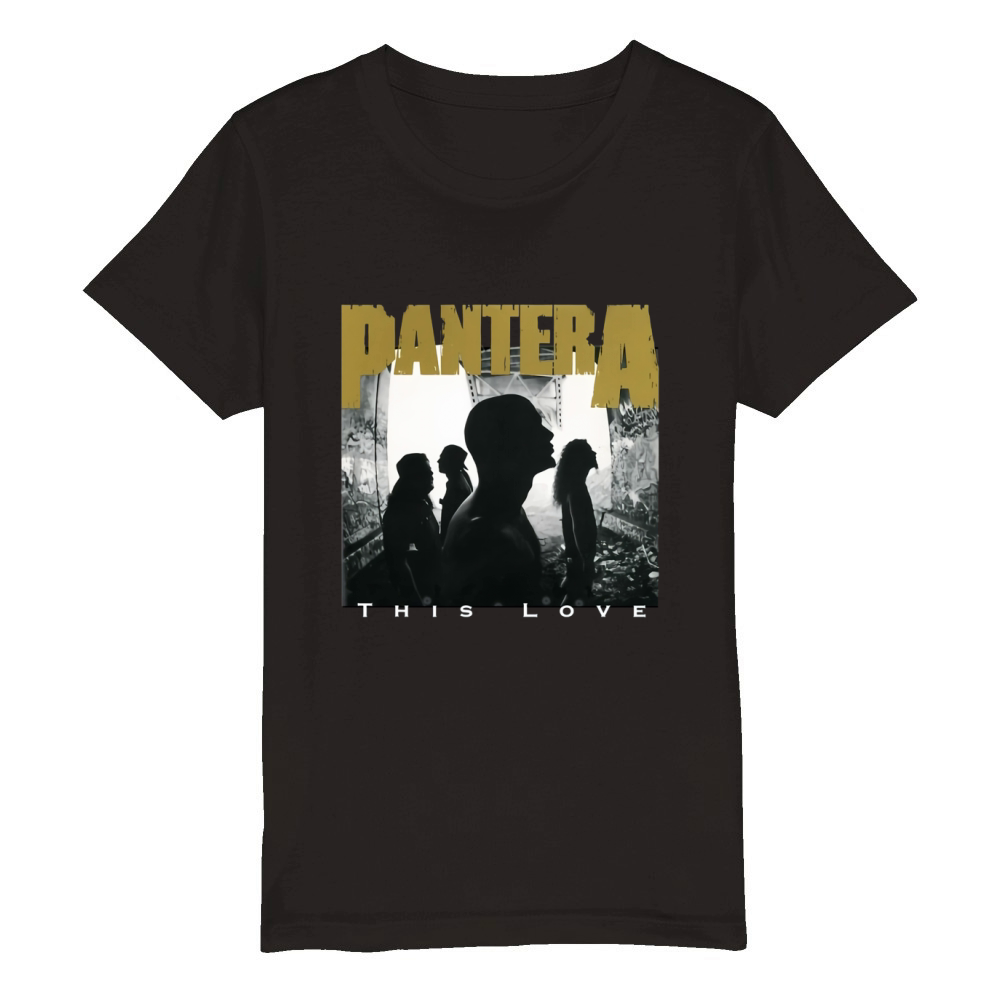 Pantera Official This Love Organic Kids Crewneck T-shirt