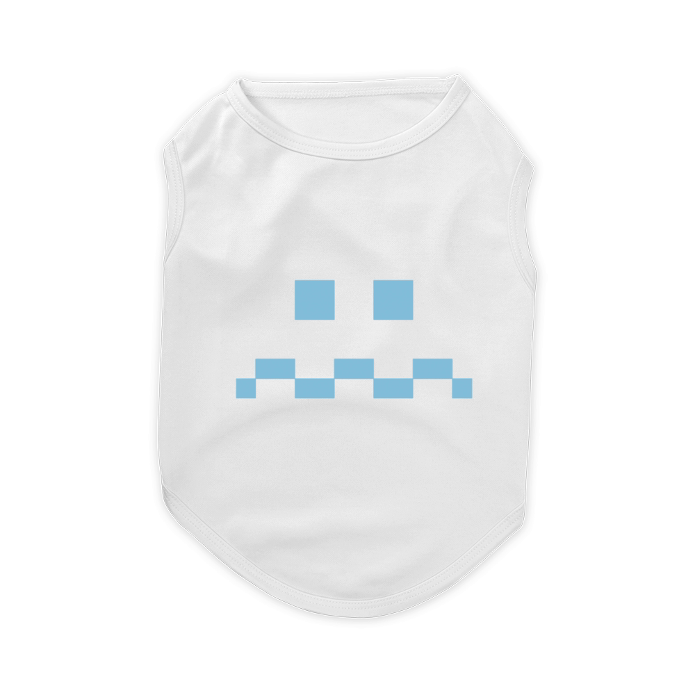 Royal blue Dead PacMan Ghost TShirts Pet T-Shirt
