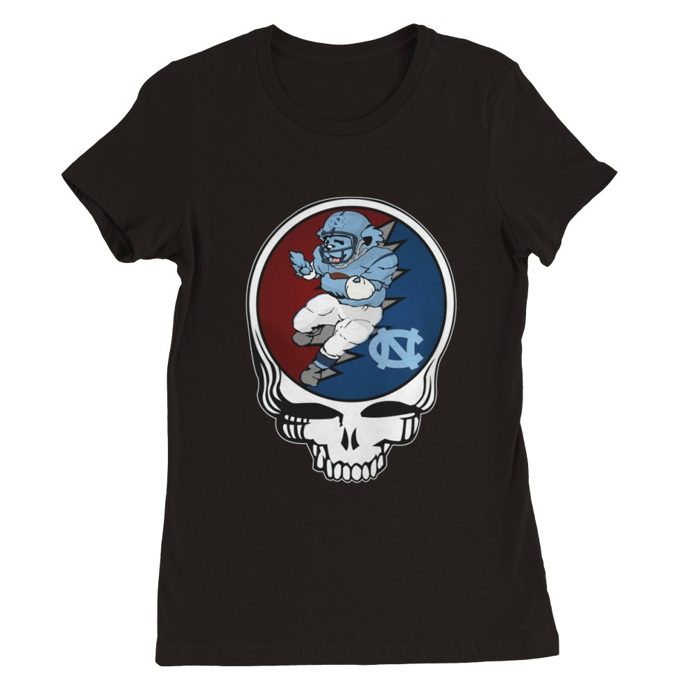 GratefulDead Tshirt North Carolina Tar Heels Premium Womens Crewneck T-shirt