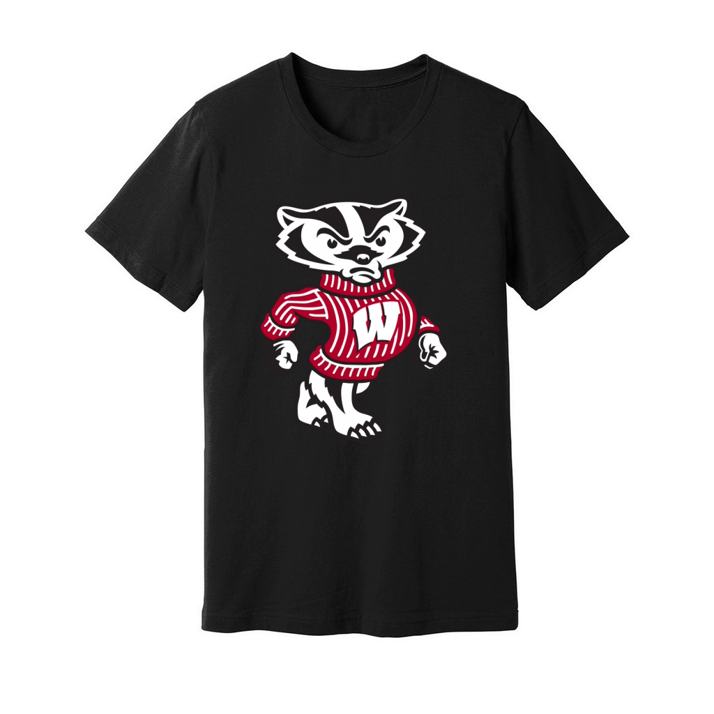 Angry Bucky Badger Unisex Jersey Tee