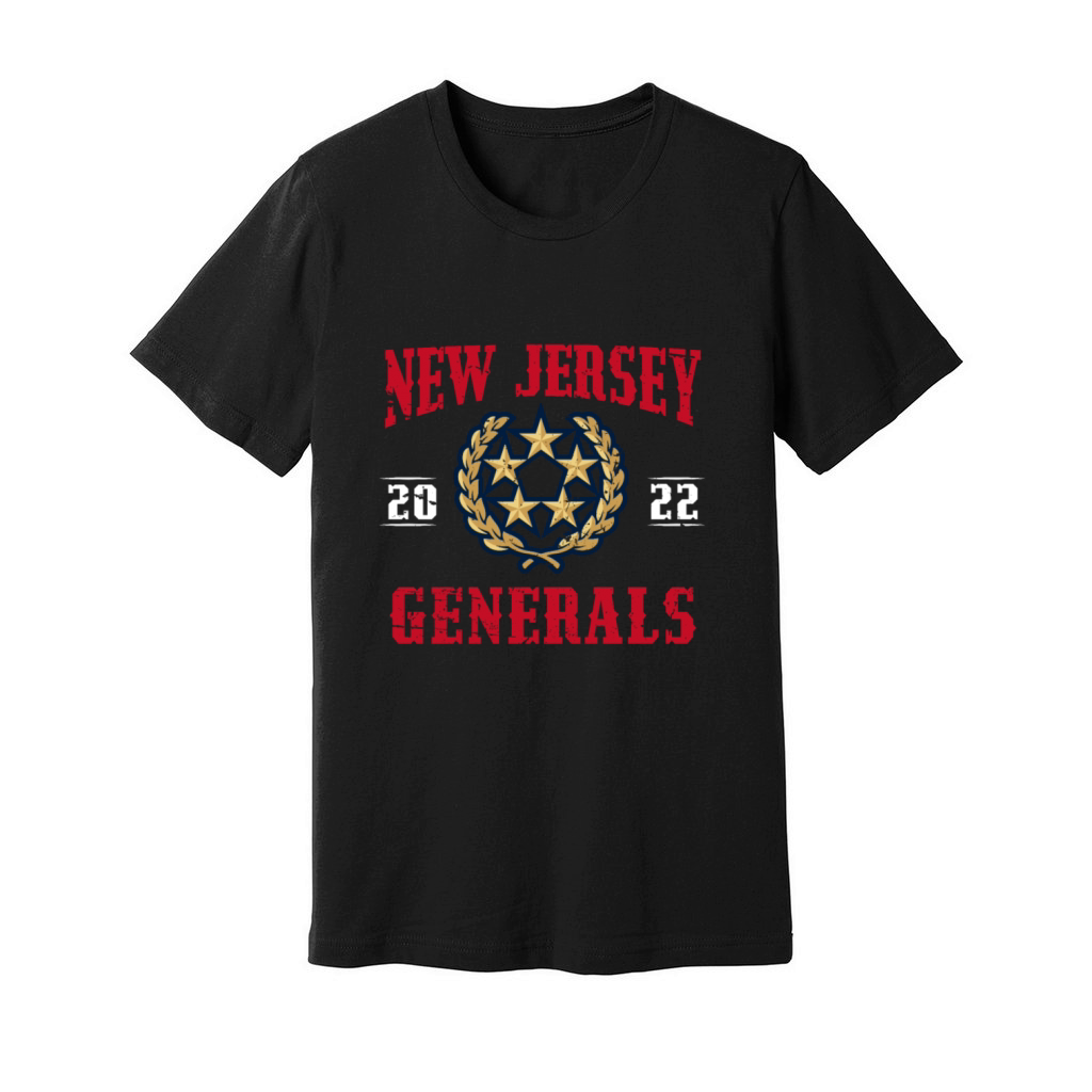 New Jersey Generals USFL 2022 Football Unisex Jersey Tee