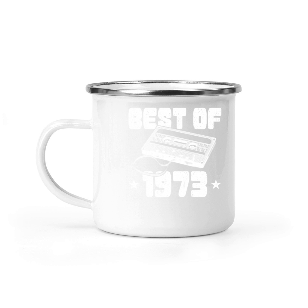 50th birthday vintage 1973 best of 1973 Camping Mug