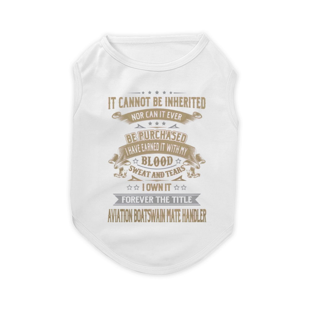 Aviation Boatswain Mate Handler Forever Job Title Shirts Pet T-Shirt