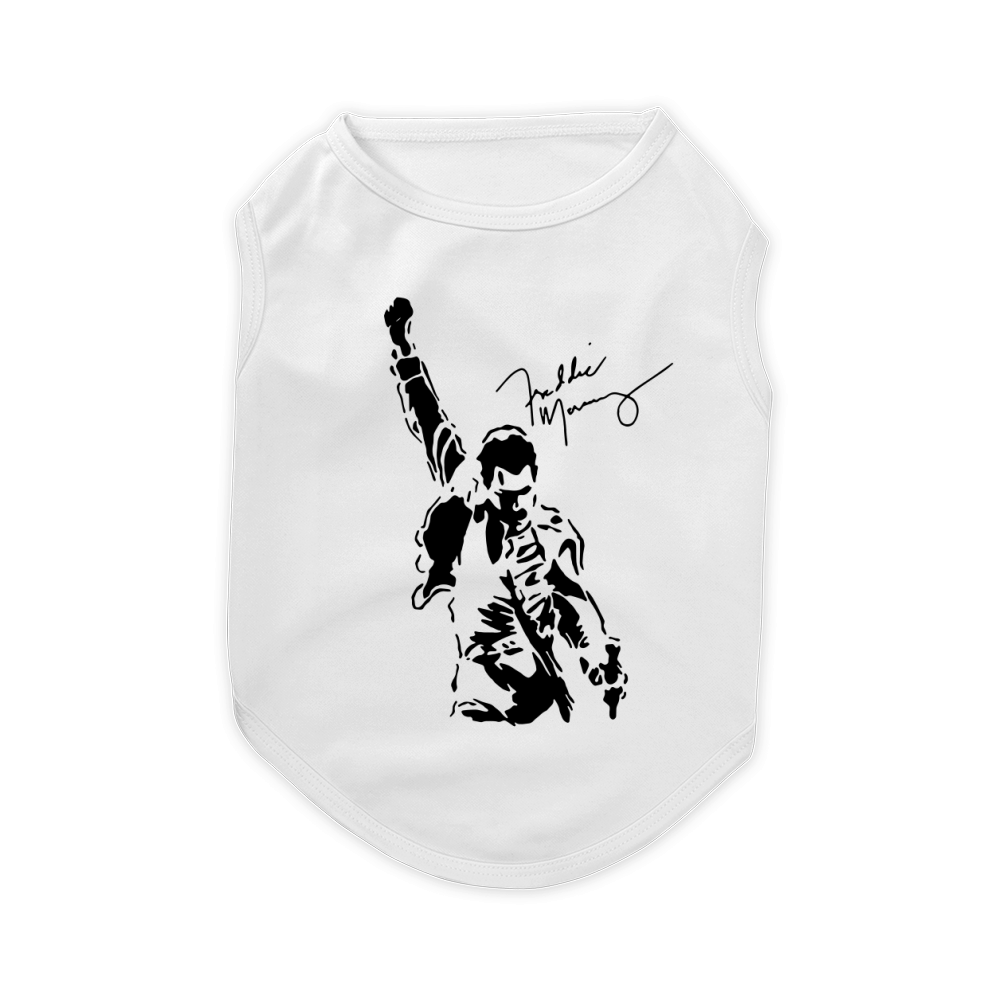 Freddie Mercury Signature Women T-Shirt Queen Rock Band Tshirt Pet T-Shirt