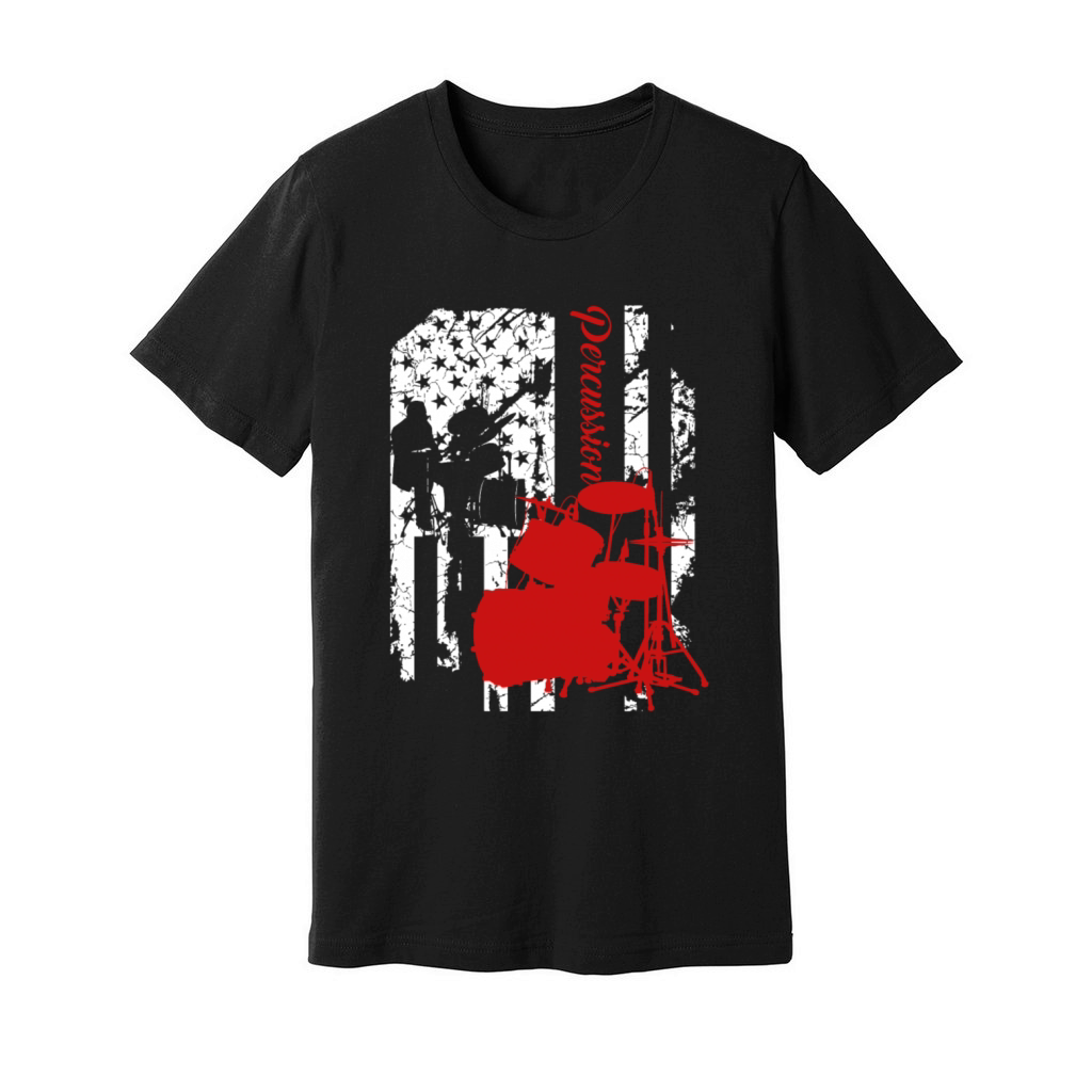 Percussion Flag Shirt Unisex Jersey Tee