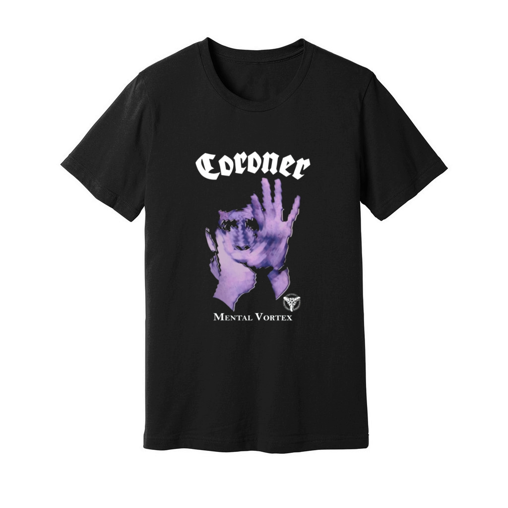 Coroner - Mental Vortex album Tshirt Unisex Jersey Tee