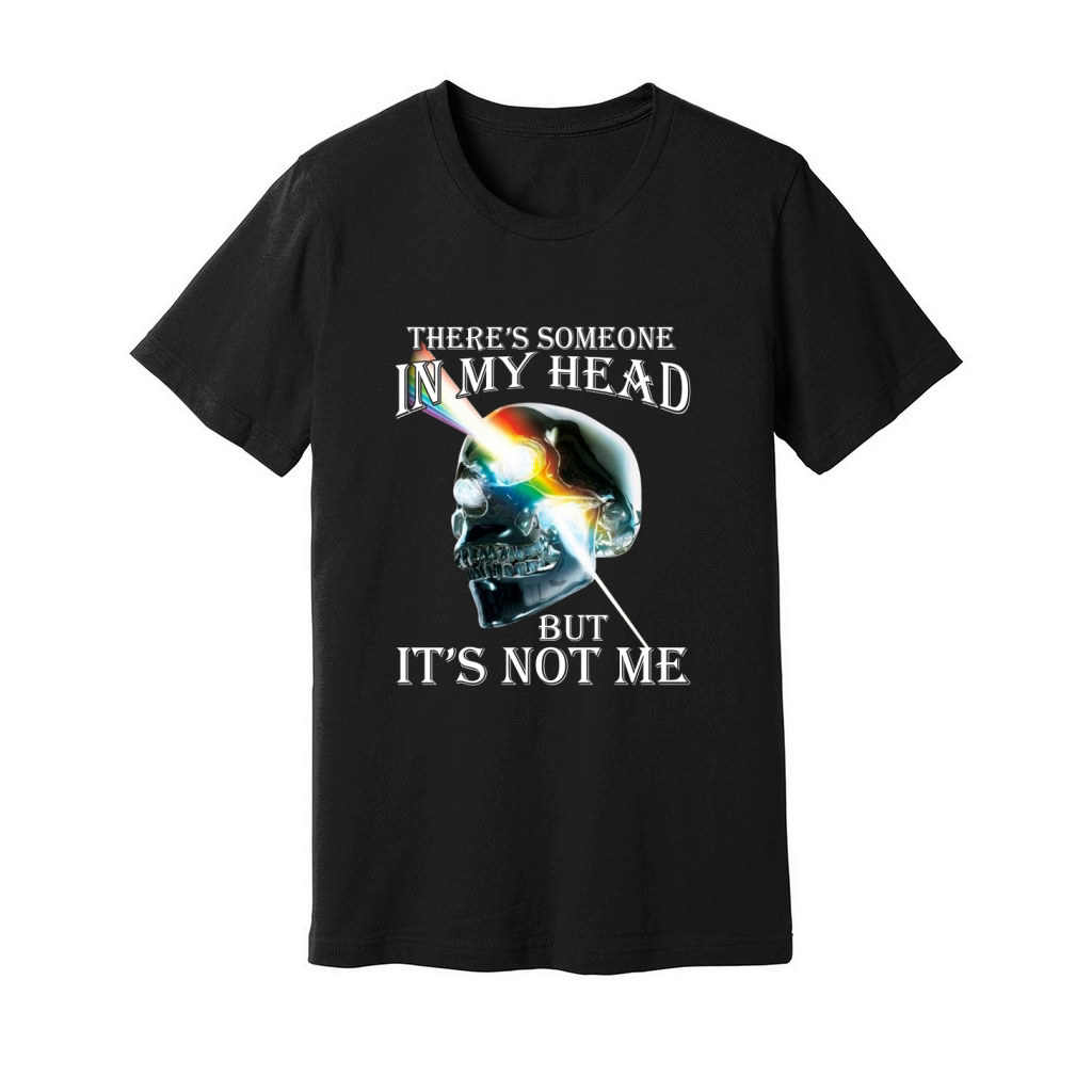 There's Someone In My Head But It's Not Me Skull Pink Floyd Lgbt Unisex Jersey Tee