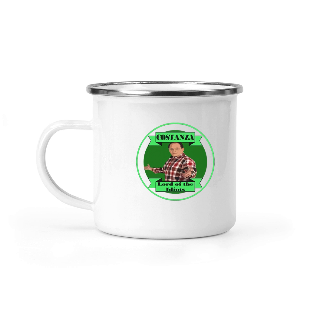 Lord of The Idiots George Costanza Camping Mug