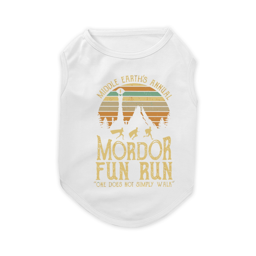 Spl Sunset middle earth’s annual mordor fun run one does not simply walk Pet T-Shirt