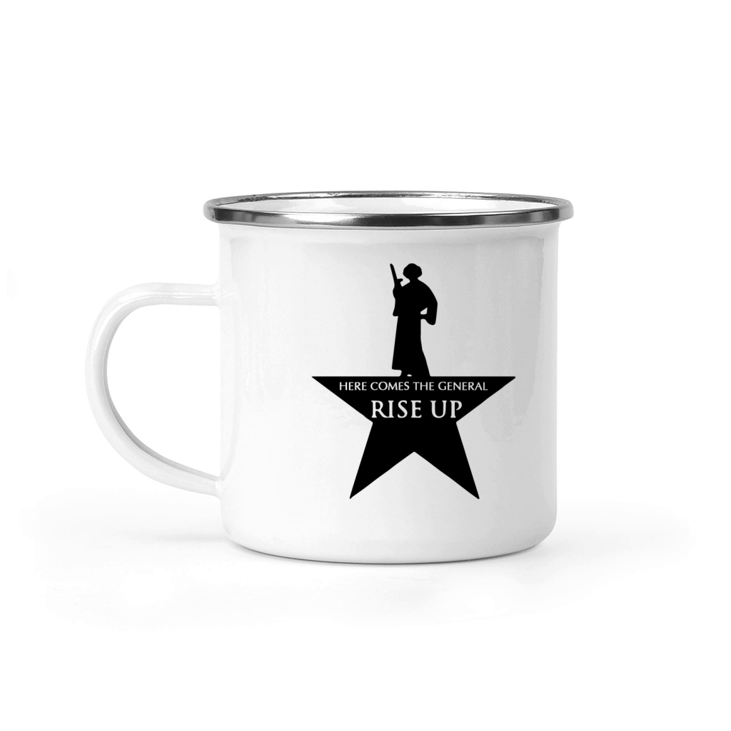 Princess Leia Here Comes The General Rise Up Camping Mug