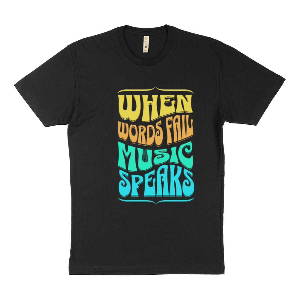 Music Speaks Sustainable T-Shirt