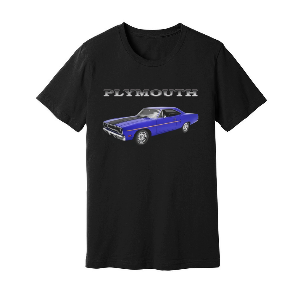 1970 Plymouth Road Runner Blue Unisex Jersey Tee