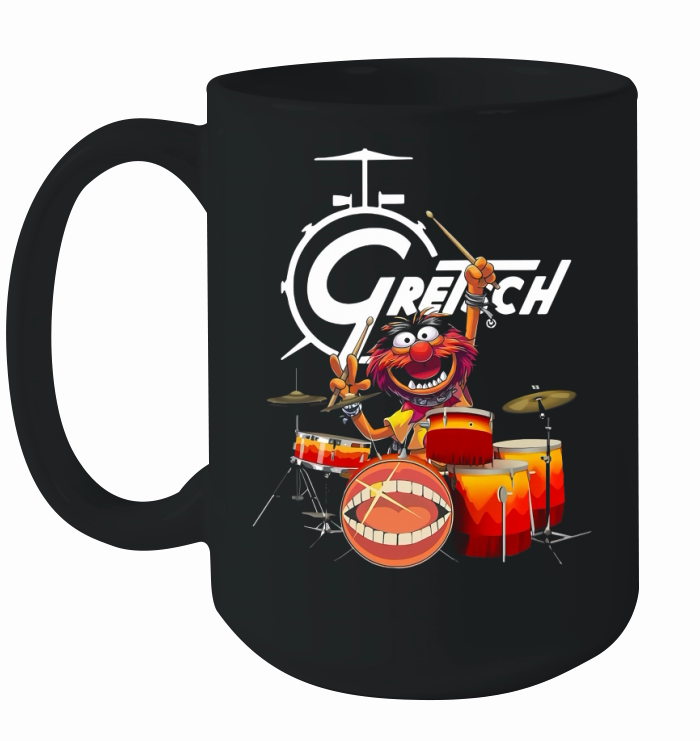 The Muppet Show Animal Playing Gretsch Drums Shirtc Ceramic Mug