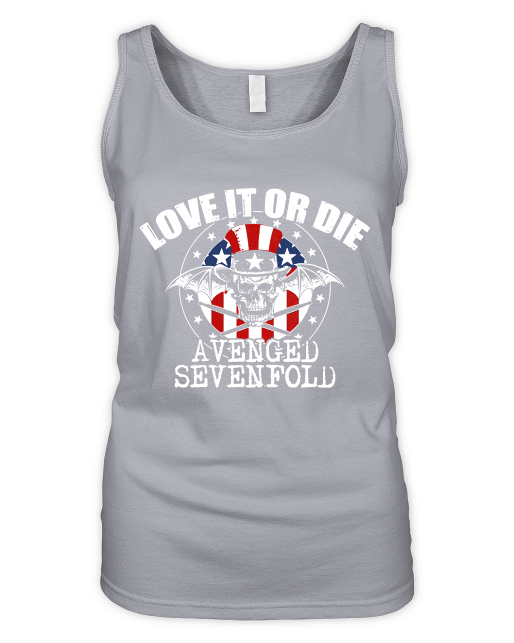Avenged Sevenfold Love It Or Die - Unisex Long Sleeve Organic Women's Tank Top