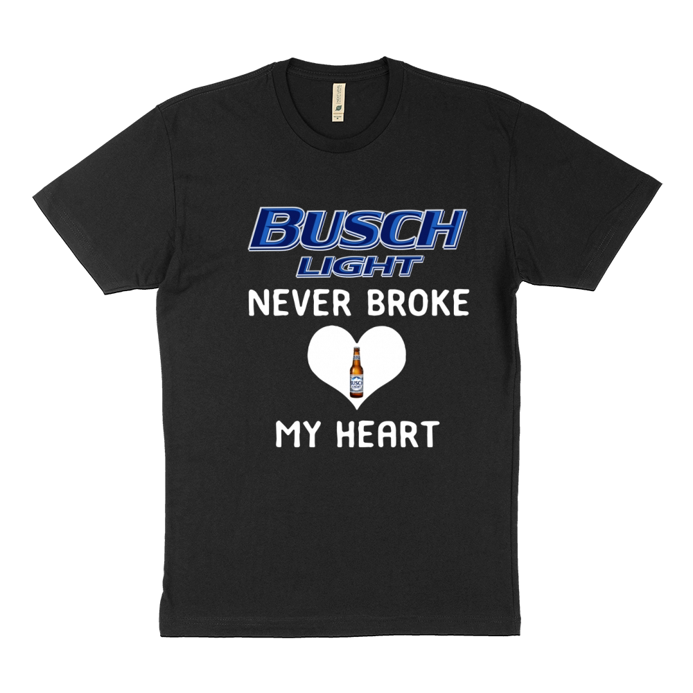 Busch Light beer logo never broke my heart shirt Sustainable T-Shirt
