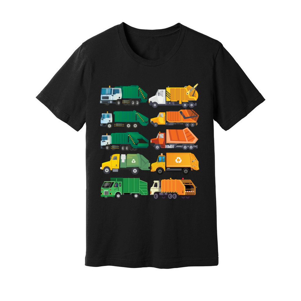 Garbage TruchFunny Garbage Truck Trash Waste Unisex Jersey Tee