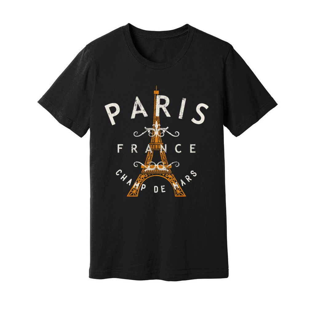 Paris France Vintage Unisex Jersey Tee