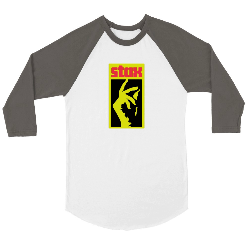 STAX Records - T Shirt Unisex ¾ sleeve Raglan T-shirt
