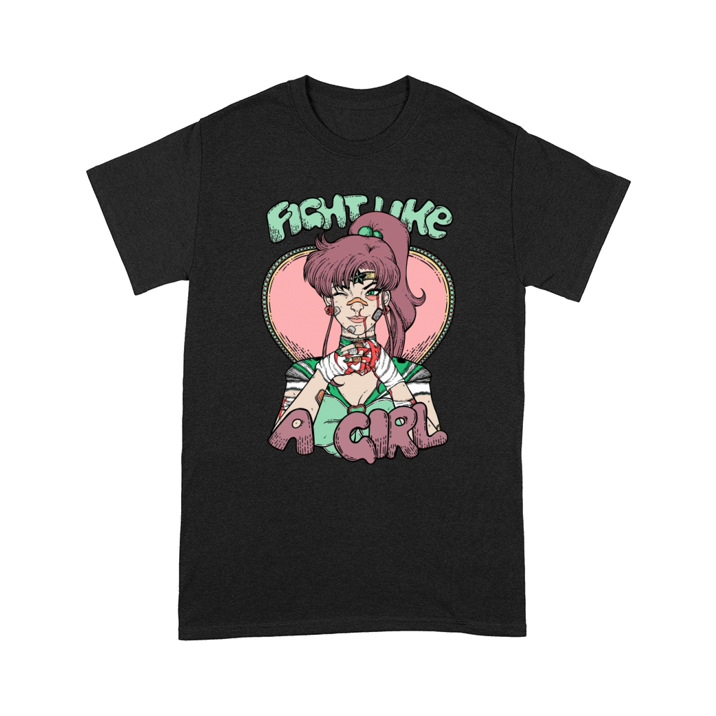 Sailor Moon- Fight Like A Girl Sailor Jupiter Comfort T-shirt