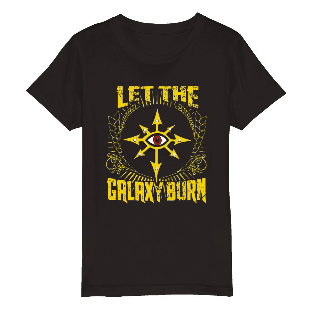 LET THE GALAXY BURN - BLACK LEGION Organic Kids Crewneck T-shirt