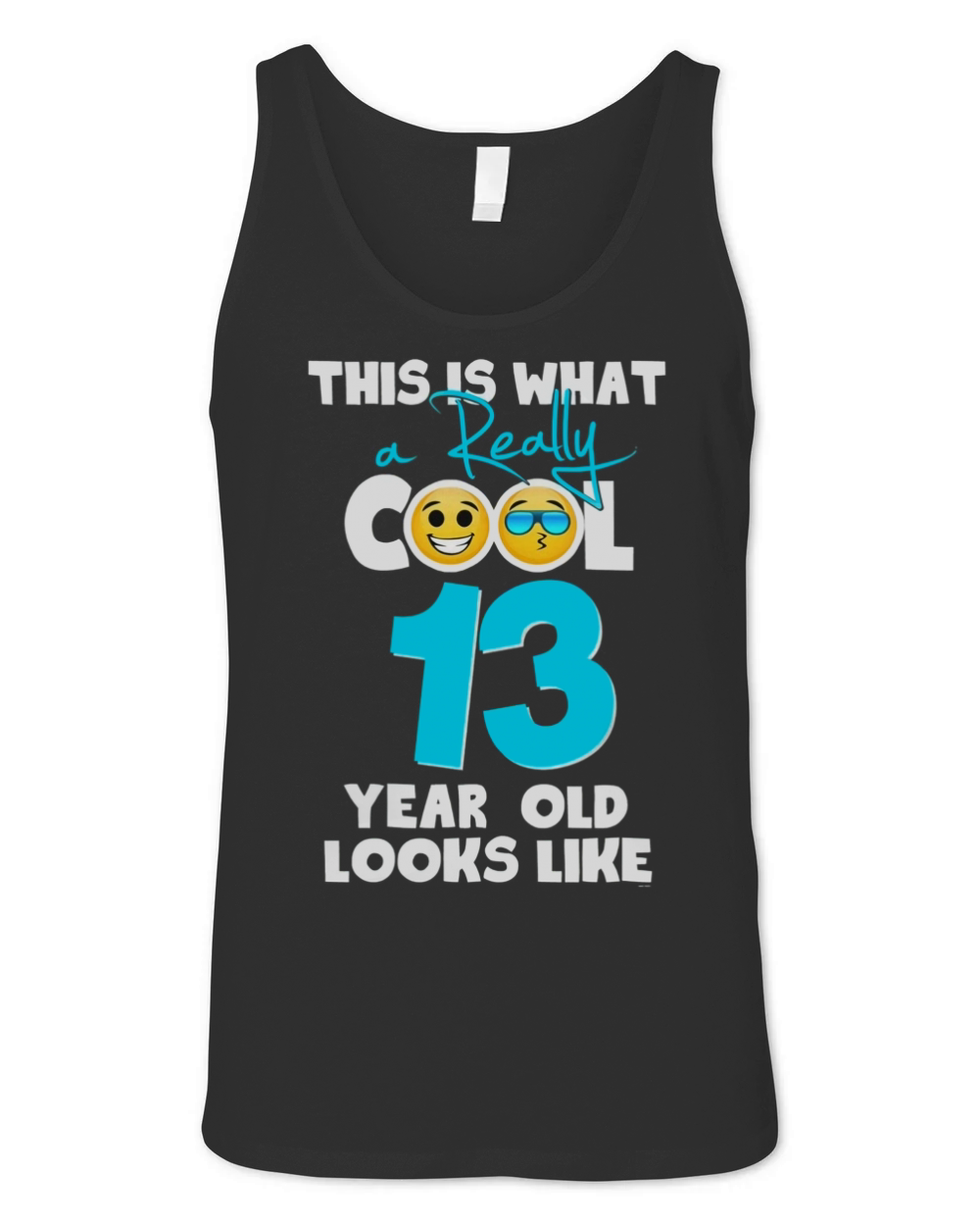 Emojicon birthday teenager gifts 13 year old boys t shirt Unisex Jersey Tank
